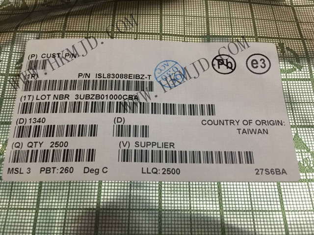 供應(yīng)半，收發(fā)器 ISL83088E ISL83088EIBZ RS-422/RS-485 接口 IC