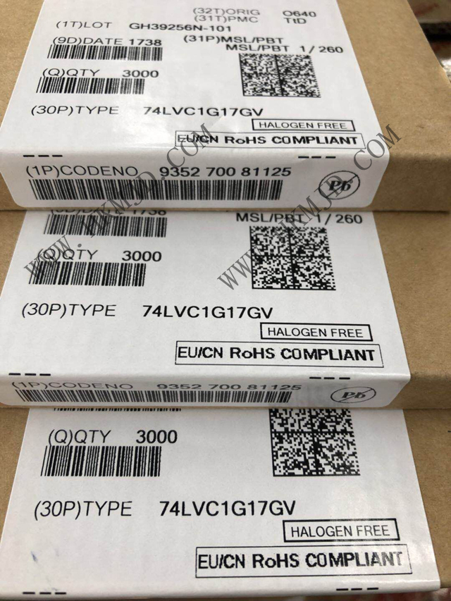 NXP 74LVC1G17GV 邏輯緩沖器，驅動器，接收器，收發(fā)器