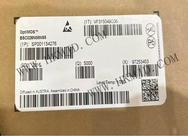 OptiMOS? 5 功率晶體管，80V BSC026N08NS5 N 溝道功率 MOSFET