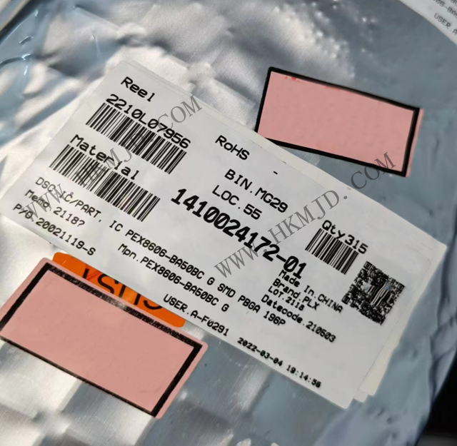 Broadcom PEX8606-BA50BCG 6通道，6端口PCI Express Gen2 交換機(jī)