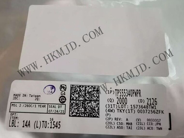【德州儀器】具有5A、40V  TPS55340PWPR 集成式電源開關(guān)的單片非同步開關(guān)穩(wěn)壓器