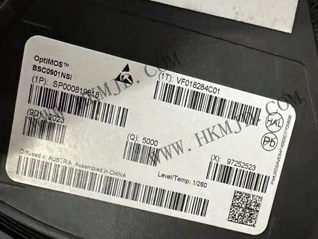 英飛凌N溝道 MOSFET_BSC0901NSI_OptiMOS? 功率 MOSFET，30V